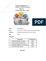 PA2 - Grupo G - Cadémico 2 Psicopatologia