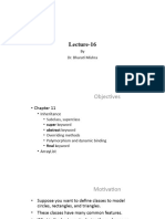 Lecture 20 21 22 Inheritance and Polymorphism