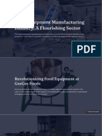 Food Equipment Manufacturing Industry A Flourishing Sector