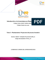 Tarea 3 Wendy Palacios Licenciatura en Pedagogia Infantil