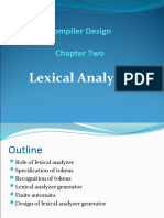 Chapter 2 - Lexical Analysis