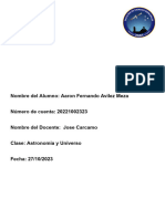 Tarea 2.1 Calculo de Distancia de Estrellas