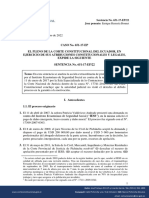 Sentencia CC Mala Práctica Iess