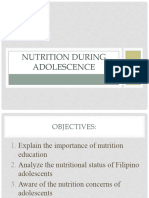 Nutrition During Adolescence Q2lesson 1 4