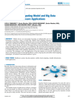 Mobile Cloud Computing Model and Big Data Analysis For Healthcare Applications