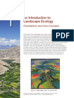 An Introduction To Landscape EcologyFoundations and Core Concepts