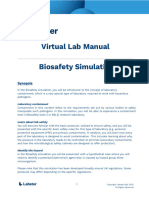 Biosafety Simulation Lab Manual