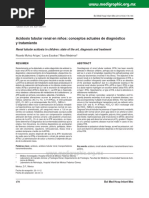 Acidosis Tubular Renal en Niños - Conceptos Actuales de Diagnóstico y Tratamiento