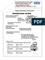 Avaliação Bimestral de Ciências - 3° Ano