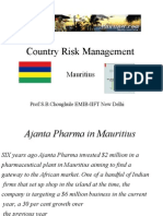 Country Risk Mauritus - 1