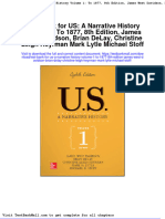 Test Bank For Us A Narrative History Volume 1 To 1877 8th Edition James West Davidson Brian Delay Christine Leigh Heyrman Mark Lytle Michael Stoff