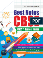 Class 11 Business Studies 2023-24 Notes Chapter 9 - Small Business and Entrepreneurshi