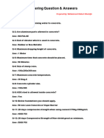 Civil Engineering Question and Answers