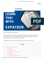 Learn Thai With ExpatDen - The Complete Learning Resource