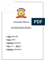 Physics Investiture Project