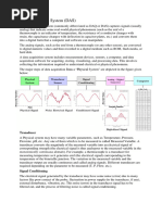 Data Acquisition System (DAS) : Transducer