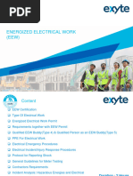 Exyte Malaysia - Energized Electrical Work (EEW) Training