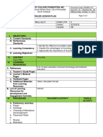 FM Bee 011 Detailed Lesson Plan 2