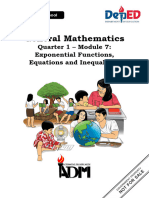 GenMath11 - Q1 - Mod7 - Exponential Functions Equations and Inequalities - Version Final