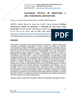 Políticas Educacionais, Política de Identidade: A Identidade de Uma Jovem Negra Universitária