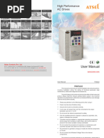 Selec Atsel VFD User Manual - 2020