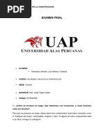 Examen Final Seguridad y Salud Ocupacional en La Contruccion