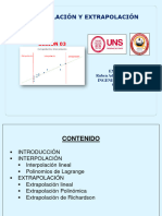 Sesión 03 - Métodos de Interpolación y Extrapolación