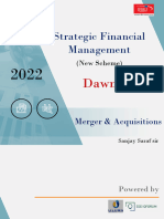 CA Final SFM - New Scheme - Dawn 2022 - Merger & Acquisitions