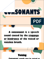 EngA Lesson 8 Consonants