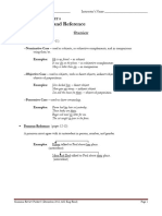 Grammar Review Packet 8 Pronouns