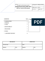 SOP 1, Document Control SOP