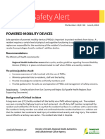 Power Mobility Device Safety Policy