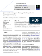 Species Variation in Biology and Physiology of The Ciliary Epithelium Similarities and Differences