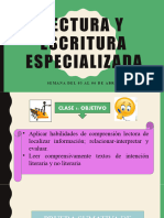 III Medios Lectura y Escritura Especializada