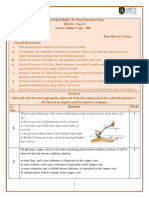 Ta'Sees X Science - Pre Board Question Paper - Final