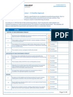 Control of Non-Conforming Product - A Checklist Approach