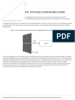 Photovoltaic System Configurations