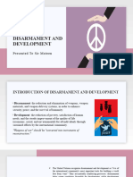 Disarmament and Development