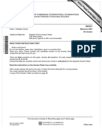 University of Cambridge International Examinations International General Certificate of Secondary Education