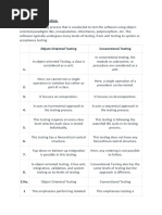 Unit 5 Testing