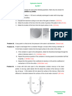 Hydraulics Practice Quiz #1