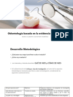 Odontología Basada en La Evidencia: Mario Alberto Quintero Ramírez