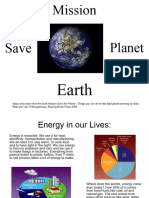 Mission Save Planet Earth