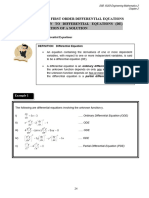 SSB10203 Chapter 2 First-Order Differential Equations