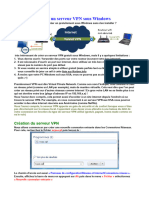 Creer Un Serveur VPN Sous Windows