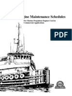 Marine Engine Maintenance Schedules LEXM6231-01