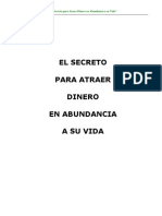 El Secreto para Atraer Dinero en Abundancia A Su Vida