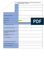 Formatos Metodologias