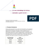 Por Uma Nova Metodologia Da Leitura - Ensinando A Gostar de Ler