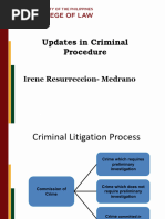 January 13 - DCP Medrano - Updates in Criminal Procedure